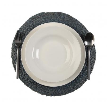 SALVAMANTEL REDONDO GRIS 35CM