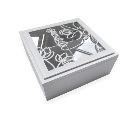 CAJA CUADRADA ROSTRO