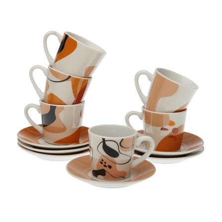 SET 6 TAZAS CAFE C/P  KATRIEN