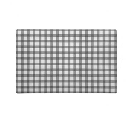 SALVAMANTEL VICHY GRIS OSCURO