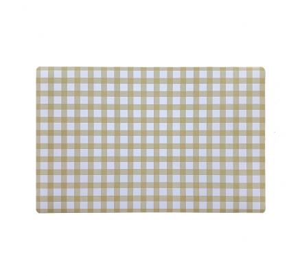 SALVAMANTEL VICHY  BEIGE OSCUR
