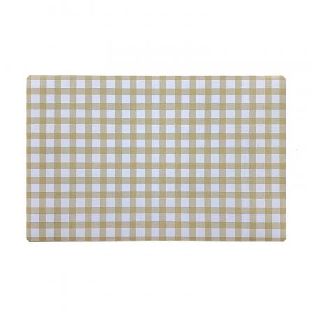 SALVAMANTEL VICHY  BEIGE OSCUR