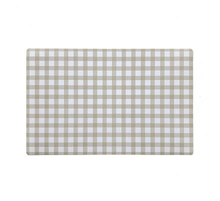 SALVAMANTEL VICHY  BEIGE CLARO