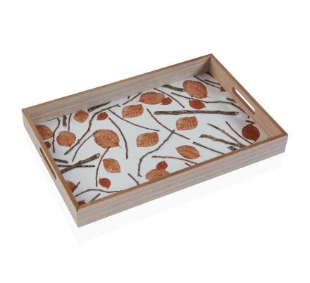 BANDEJA MADERA RAMAS 45X30