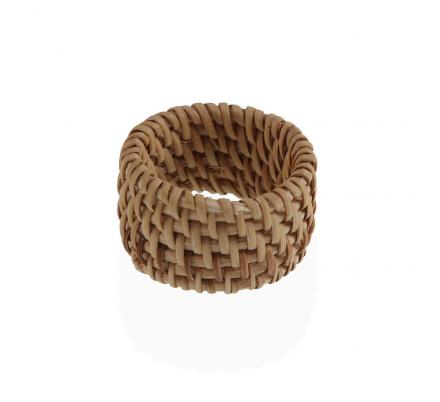 SERVILLETERO RATTAN MARRON