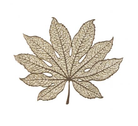 SALVAMANTEL HOJA DORADO