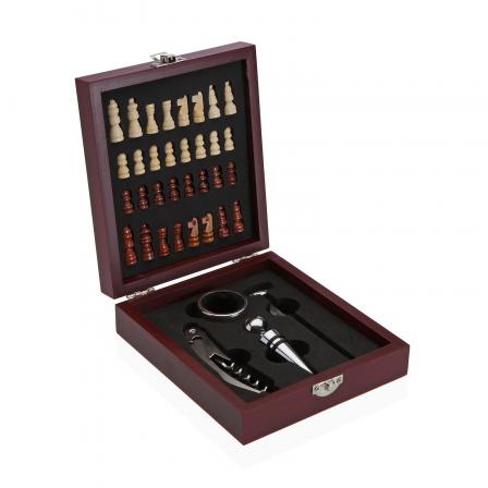 SET VINO  AJEDREZ