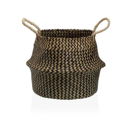 CANASTA SEAGRASS SHEPARD NEGRO