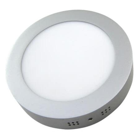 Downlight Sup. Red. Hector Led 18w 1600lm Plata 22.5dx4h 6500k