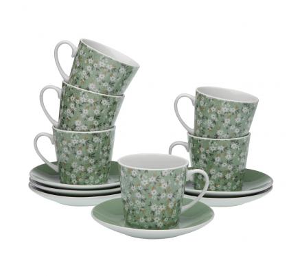 SET 6 TAZAS TE C/P BELLIS