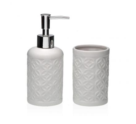 SET BAÑO 2 PCS BLANCO