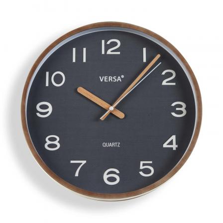RELOJ GRIS OSCURO 30 CM