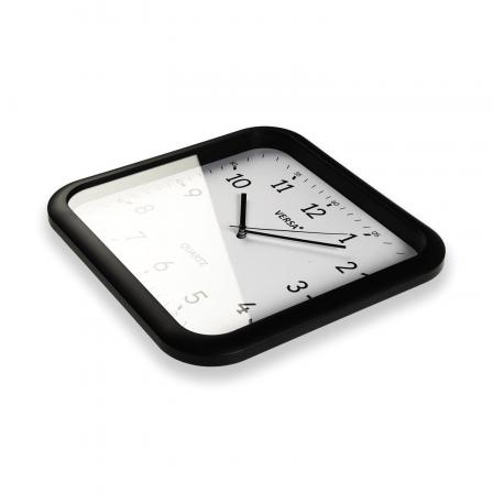RELOJ SQUARE NEGRO 30 CM