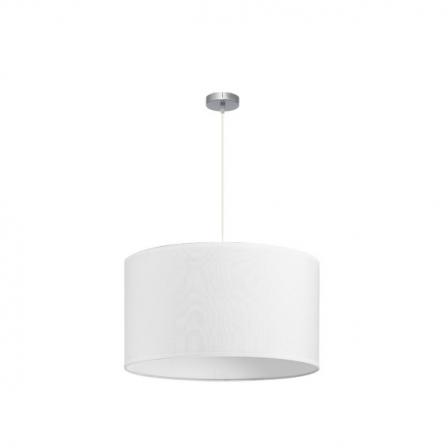 Colgante Dori 3xe27 Niquel/blanco Regx60x60 Cm Sin Difusor