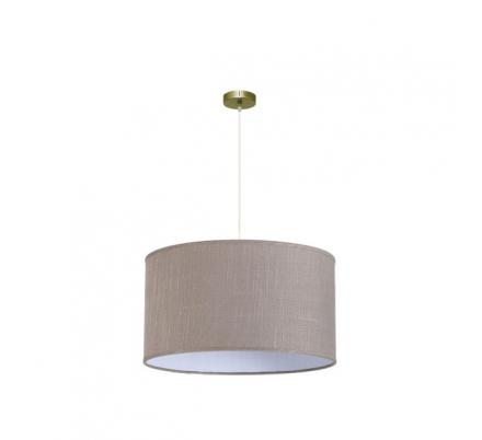 Colgante Happy 3xe27 Cuero/gris Regx60x60 Cm Sin Difusor