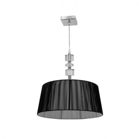 Colgante Belen Cromo/hilo Negro 2xe27 Regx45x45cm