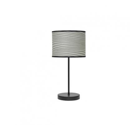 Sobremesa Moda 1xe14 Negro/surco Gris 42x17x17cm