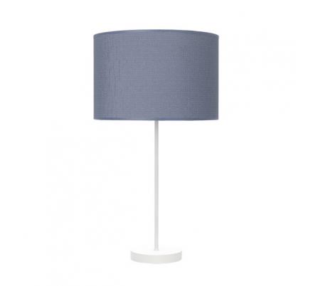 Sobremesa Alto Moda 1xe27 Blanco/azul 63x30x30cm