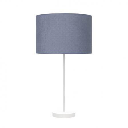 Sobremesa Alto Moda 1xe27 Blanco/azul 63x30x30cm