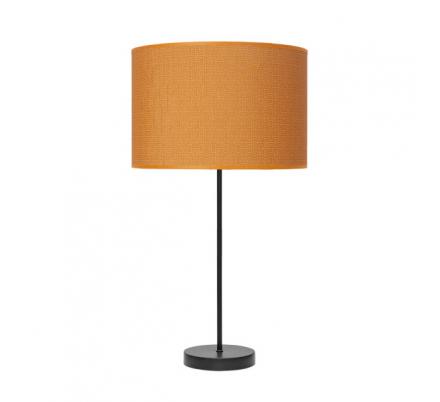 Sobremesa Alto Moda 1xe27 Negro/naranja 63x30x30cm