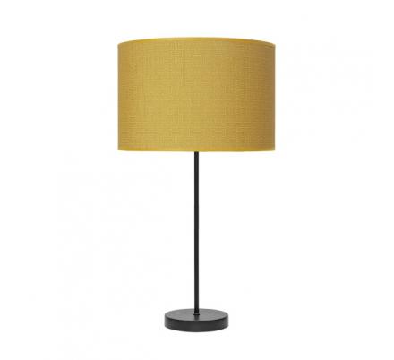 Sobremesa Alto Moda 1xe27 Negro/amarillo 63x30x30