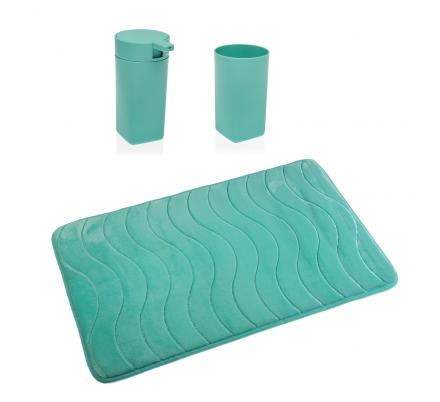 SET DISP.+VASO+ALFOMBRA AZUL
