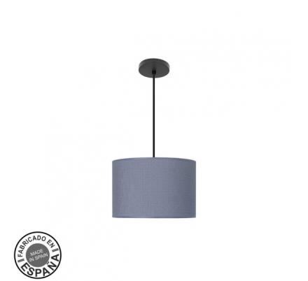 Colgante Moda 1xe27 Negro/azul Regx30x30 Cm