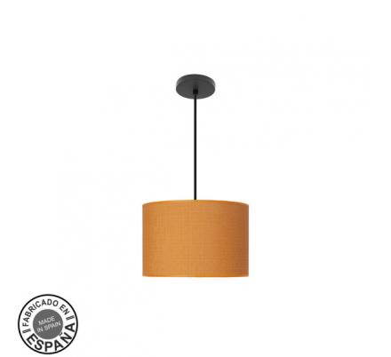 Colgante Moda 1xe27 Negro/naranja Regx30x30 Cm