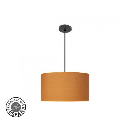 Colgante Moda 2xe27 Negro/naranja Regx40x40 Cm C/difusor
