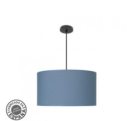 Colgante Moda 3xe27 Negro/azul Regx50x50 Cm C/difusor