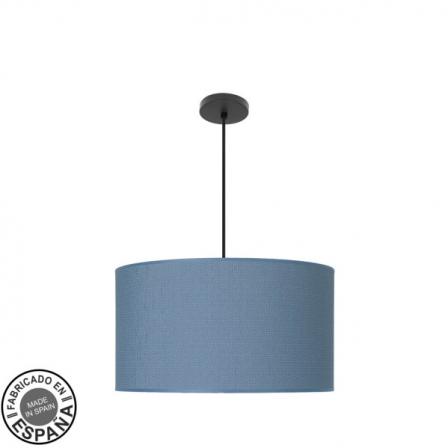 Colgante Moda 3xe27 Negro/azul Regx50x50 Cm C/difusor