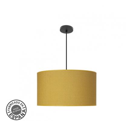 Colgante Moda 3xe27 Negro/amarillo Regx50x50cm C/difusor