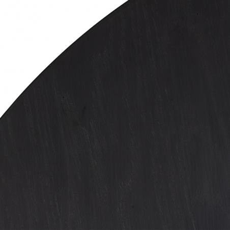 MESA CENTRO NATURAL-NEGRO MADERA DE PINO 90 X 90 X 35 CM