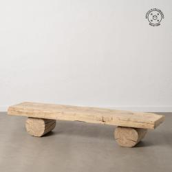 MESA CENTRO NATURAL MADERA DE OLMO SALÓN 180 X 38 X 32 CM