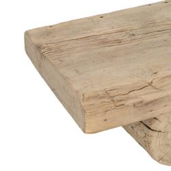 MESA CENTRO NATURAL MADERA DE OLMO SALÓN 180 X 38 X 32 CM