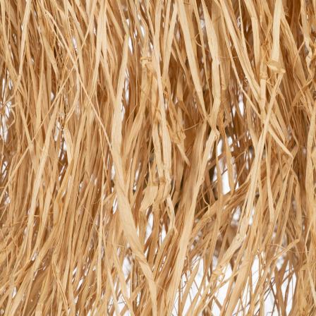 LÁMPARA TECHO FIBRA NATURAL NATURAL 80 X 80 X 90 CM