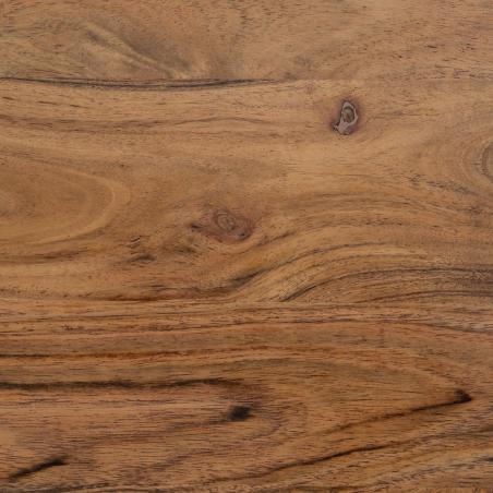 S/3 MESA CENTRO NATURAL MADERA-METAL 50 X 50 X 45 CM