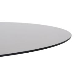 MESA CENTRO CRISTAL-FIBRA NATURAL SALÓN 80 X 80 X 35 CM