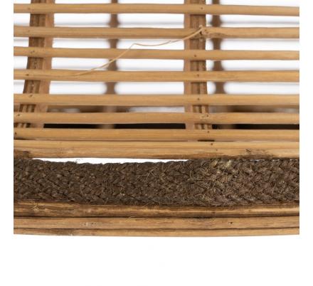 S/2 LÁMPARA TECHO NATURAL BAMBÚ 41 X 41 X 33 CM