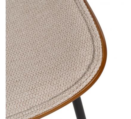 SILLA BEIGE DM-METAL SALÓN 49 X 50 X 80 CM