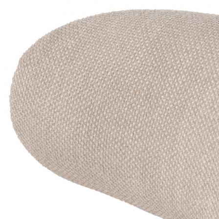 SILLA NEGRO-BLANCO TEJIDO-METAL SALÓN 50 X 54 X 73,50 CM