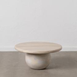 MESA CENTRO BLANCO MADERA-MDF SALÓN 75 X 75 X 35 CM