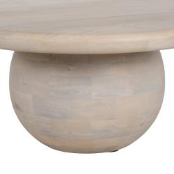 MESA CENTRO BLANCO MADERA-MDF SALÓN 75 X 75 X 35 CM