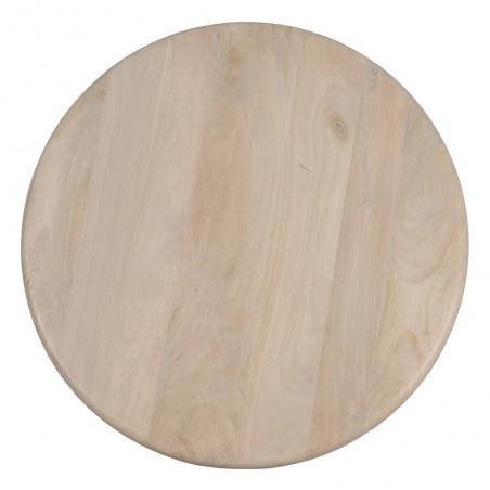 MESA CENTRO BLANCO MADERA-MDF SALÓN 75 X 75 X 35 CM