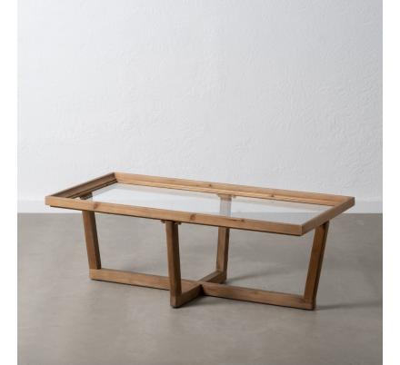 MESA CENTRO NATURAL MADERA 120 X 60 X 43,50 CM