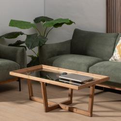 MESA CENTRO NATURAL MADERA 120 X 60 X 43,50 CM