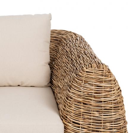 SILLÓN NATURAL RATÁN SALÓN 111 X 97 X 63 CM