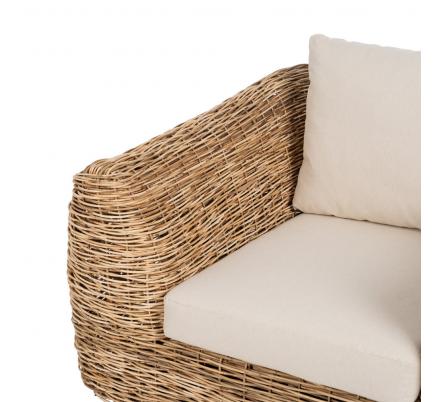 SILLÓN NATURAL RATÁN SALÓN 111 X 97 X 63 CM