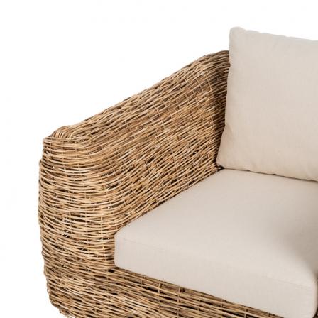SILLÓN NATURAL RATÁN SALÓN 111 X 97 X 63 CM