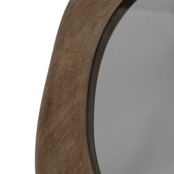 MESA CENTRO NATURAL-NEGRO MADERA-METAL 120 X 69 X 33 CM